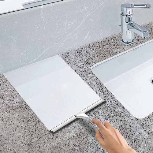 Escobilla De Ducha Multiusos De Acero Inoxidable Para Puerta