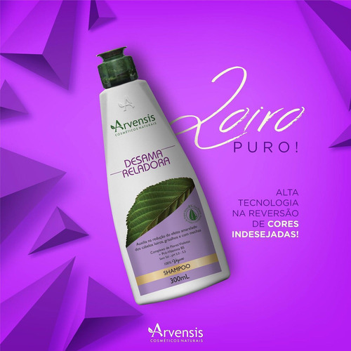 Shampoo Desamarelador Arvensis 300ml