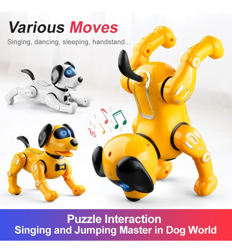 Juguete Interactivo De Perro Robot Inteligente Para Niños