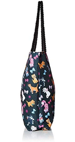 Disney Tote Travel Bag Gatos Imprimir: Figaro Cheshire Olive