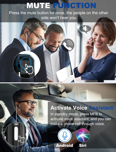 Auriculares Bluetooth Dechoyecho V5.1 Con Carcasa De Batería