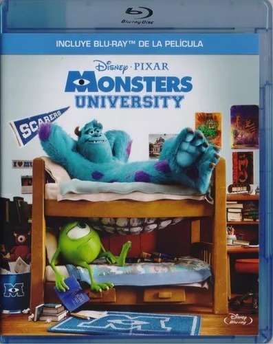 Monsters University Disney Pixar Pelicula Blu-ray