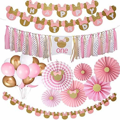 Articulo Para Fiesta - Minnie Mouse Party Supplies Girls 1st