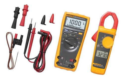Imagen 2 de 2 de Kit Combo Multímetro Y Pinza Fluke 179 / 323 179-2/imsk