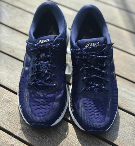 Tênis Asics Metarun 1011a603.400 Azul / Amêndoa Fosca