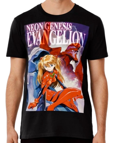 Playera O Blusa Neon Genesis Evangelion Asuka Blanco O Negro