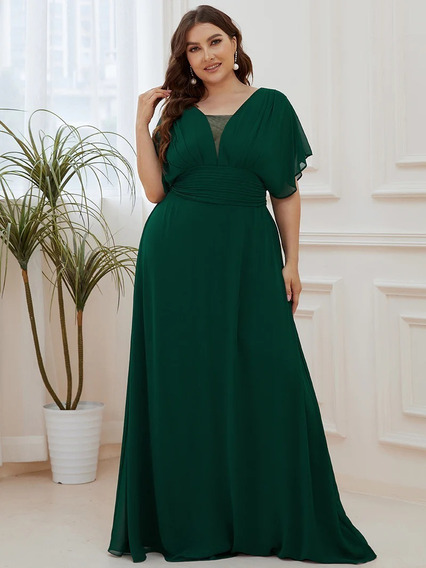 Vestido Verde Esmeralda Largo | MercadoLibre 📦