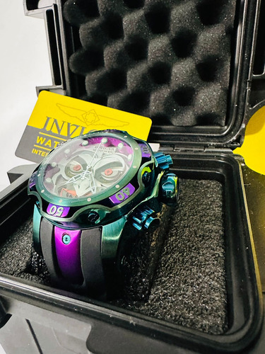 Reloj Invicta Edición Especial Joker Dc Fullset Para Hombre