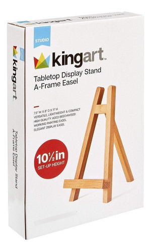 Kingart 740n - Caballete Pequeño De Mesa, Con Capacidad Pa.