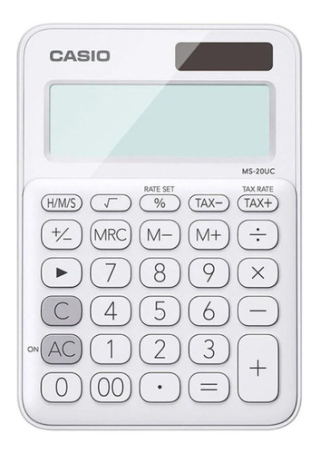 Calculadora Tipo Mini Escritorio Casio Ms-20uc 12 Digitos