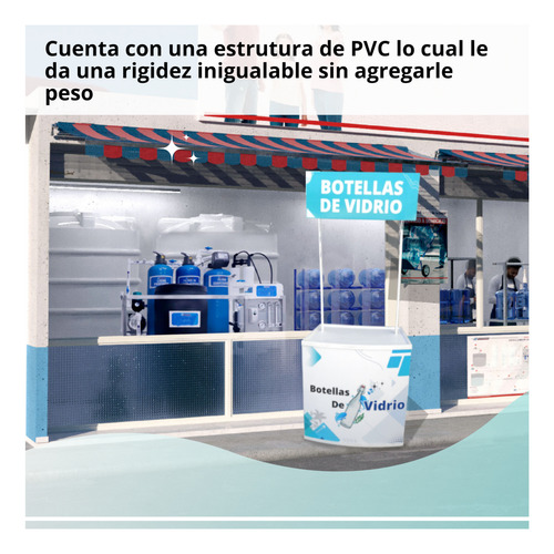 Demo Stand Modulo Portatil Plastico Pvc Sin Publicidad