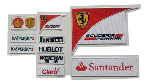 Scuderia Ferrari, Parches De Overoles Chaquetas Y Disfraz F1