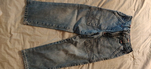 Pantalon De Jean Talle 4/5 Palo Mimo C/elastico  Cintura