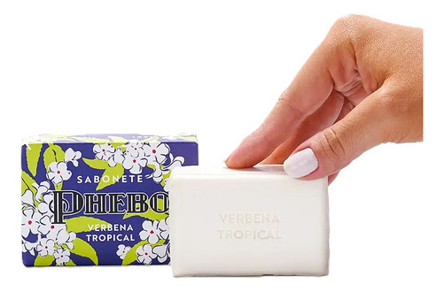Kit 4 Sabonetes Em Barra Verbena Tropical 100g Phebo