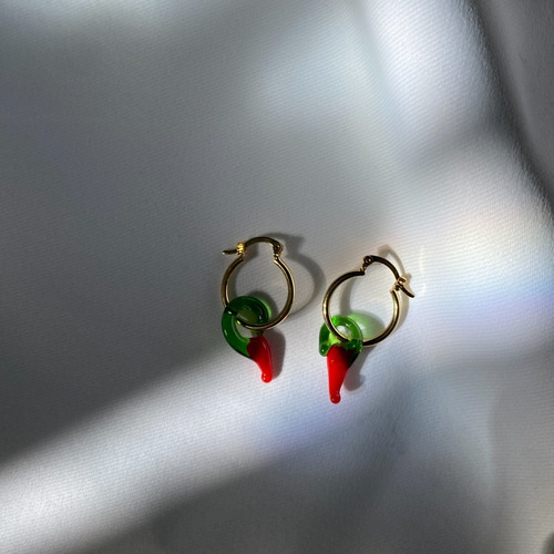 Aretes De Chile, Vidrio Soplado