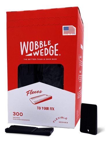 Wobble Wedges Cuas De Plstico Flexibles, Paquete De 300 Unid