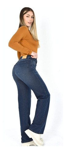 Jean Recto Cintura Alta Premium Dama Diva