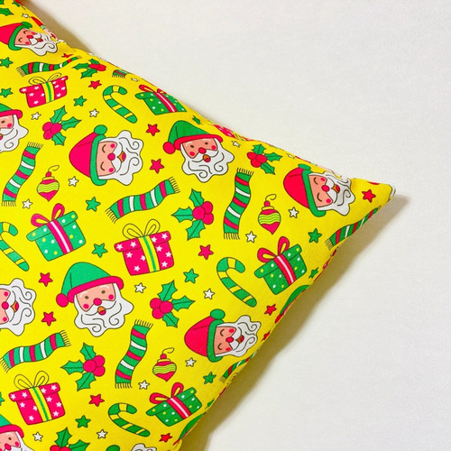 Imagen 2 de 4 de Cojín Decorativo Almohada Navidad - Santaclaus N1 45x45