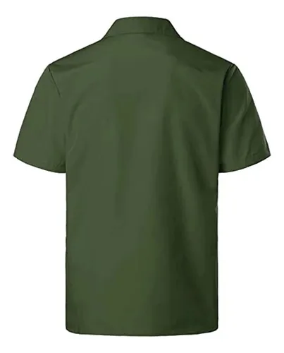 Guayabera verde sale