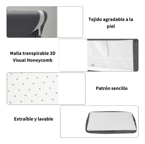 Cunas Ybb Para Bebés Plegable Multifuncional Con Colchón