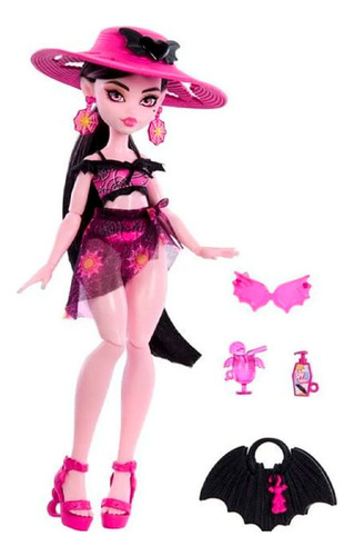Muñeca Monster High Draculaura Con Traje De Baño