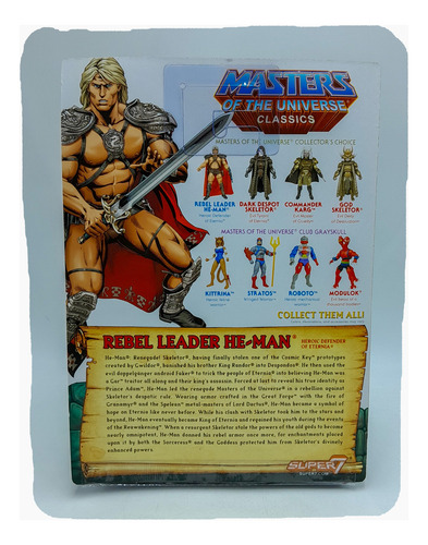 ## Super7 Motu Movie Rebel Leader He-man Masters Classics##