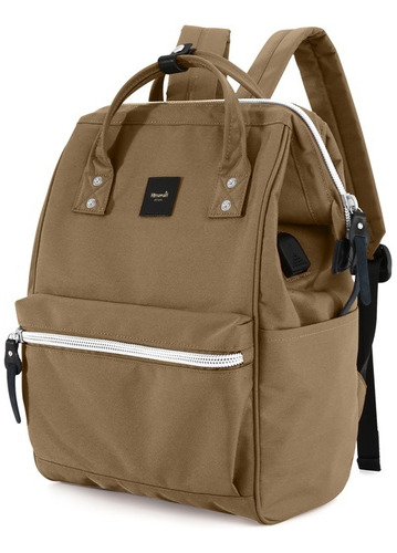 Himawari - Mochila Escolar Multibolsillos Porta Laptop