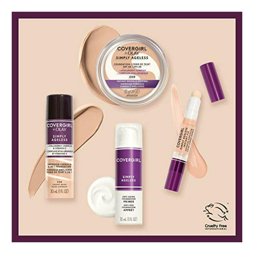 Covergirl Simply Ageless 3-in-1 Liquid Foundation, Soft
