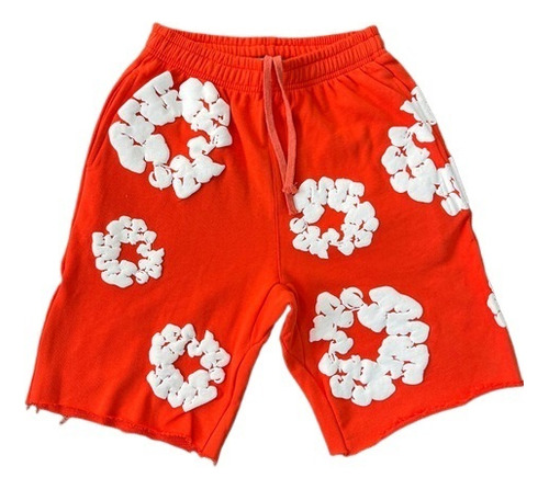 Pantalones Cortos Tipo Jogging Con Estampado De Espuma