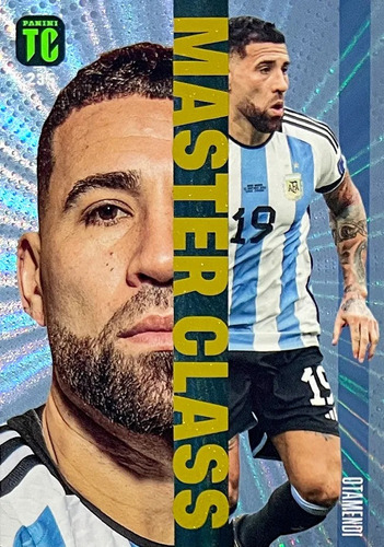 Carta Top Class Panini Nicolas Otamendi Master Class 