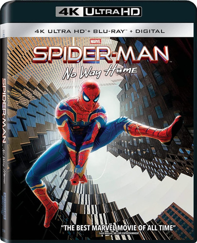 Spider-man Sin Camino A Casa 4k Uhd + Blu-ray Importado