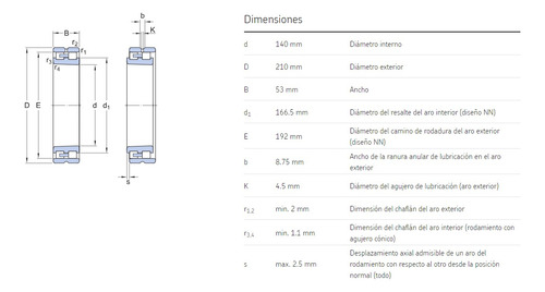Balero 23226-kmw33c3 Rodillos A Rotula Agujero Cónico