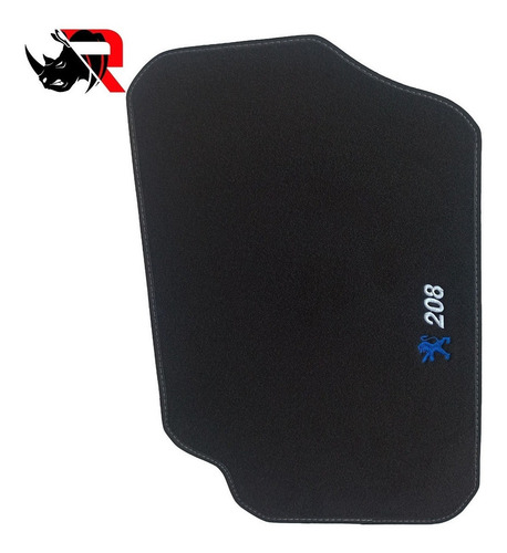Imagen 3 de 5 de Tapetes Compatibles Con Peugeot 208 Azul - Blanco
