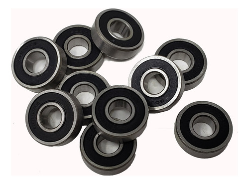 Rolamentos 6201 2rs Kit Com 10 Peças 12x32x10