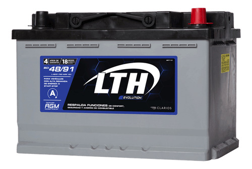 Batería L-48/91-760 Agm Lth Evolution Sistema Start/stop