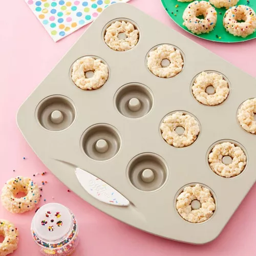 Molde para donuts, molde para donuts, antiadherente, para hornear en horno,  modelo cake cookie