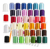 Comprar New Brothread S 40 Colores 100% Poliéster Máquina Bordado.