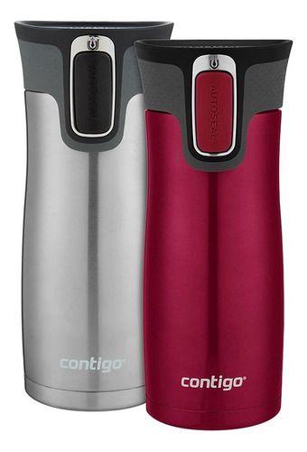 Contigo Vaso Térmico Autoseal West Loop 16 Oz 2 Piezas 