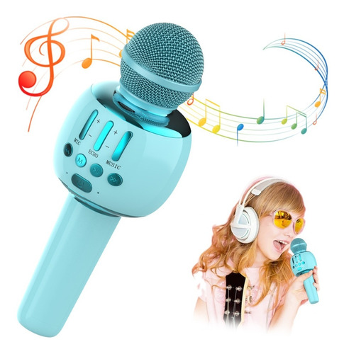 Micrófono Karaoke Bluetooth Cresee Para Niños