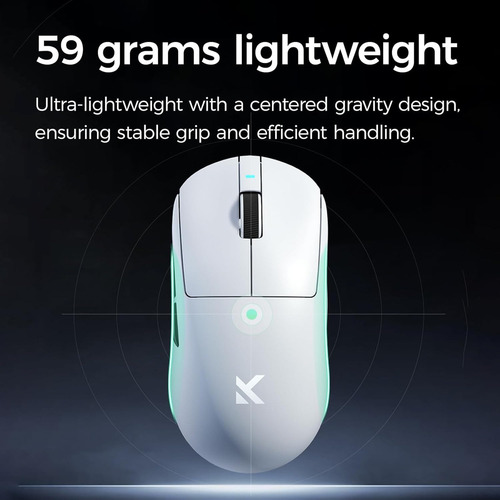 Mchose A7 Wireless Gaming Mouse Tri - Mode Paw3950 8k