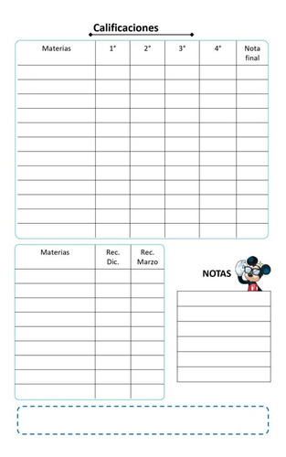 Agenda Estudiantil Disney 2023 Personalizable Ramos Mejia