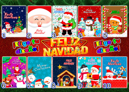 Dulceros Navidad 15 Pz - Aguinaldos - Fiestas Decembrinas