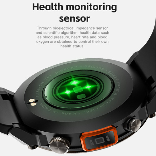 Smartwatch Bluetooth Com Lanterna Para Homens