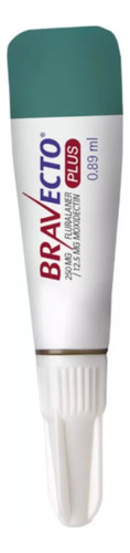 Kit 02 Bravecto 2,68kg A 6,25kg Transdermal Gato (msd) Branco
