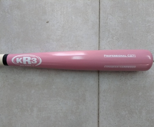 Bat Kr3 C271 33.5 Rosa Madera Maple Pro Beisbol Rn