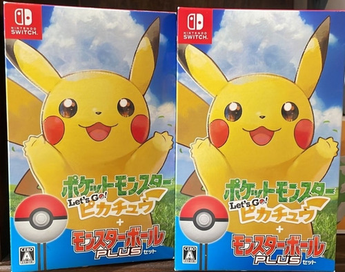 Pokeball Plus + Pokémon Lets Go Pikachu