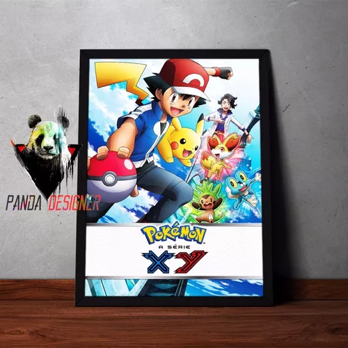 Quadro decorativo Pokémon XY Anime