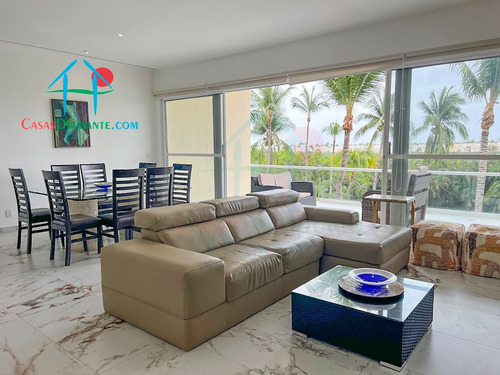 Pacífico Diamante Amarras 201. En Condominio Con Club De Playa. Con Terraza Y Bodega