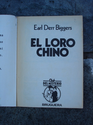 El Loro Chino - Novela De Misterio