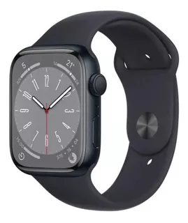 Apple Watch Series 8 Gps + Cellular Color Medianoche 45 Mm Color del bisel Negro Diseño de la correa Deportiva - Distribuidor autorizado